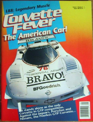 CORVETTE FEVER 1989 AUG - P. CURRIN, PEERLESS GTP, ZR-1